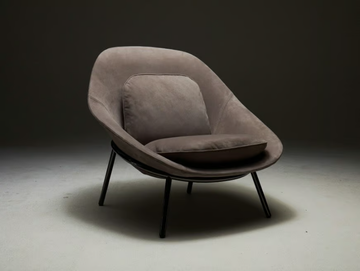 AMPHORA - Easy chair with integrated cushion by La Manufacture - view 2
